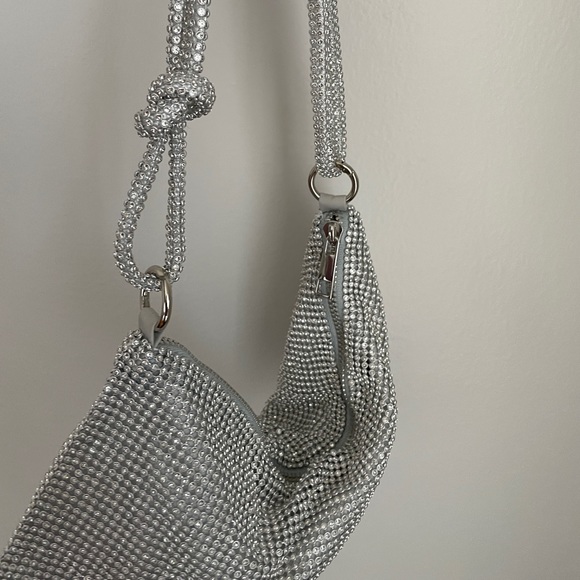 Rhinestone Knotted Shoulder Bag - Picture 6 of 7